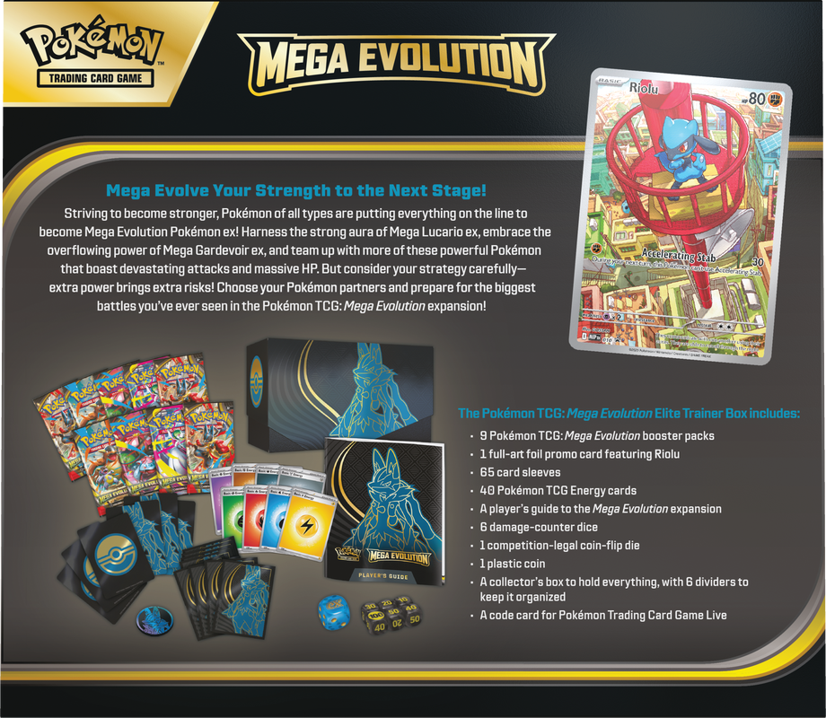 Pokemon - ME01 - Mega Evolutions - Elite Trainer Box - Gardevoir