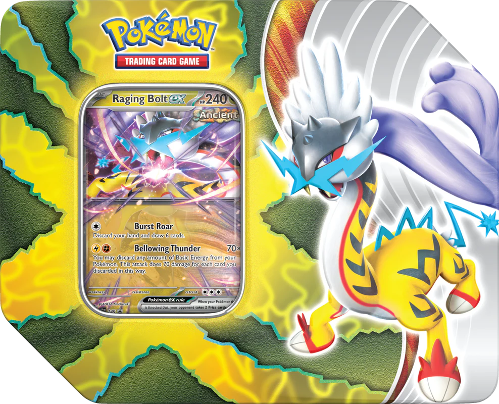 Pokemon - Paradox Destinies Tin - Raging Bolt