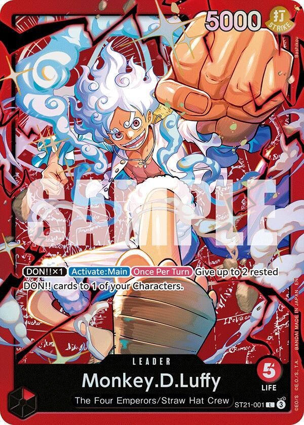 One Piece Starter Deck: ST31 - Luffy. BRICK ONLY.