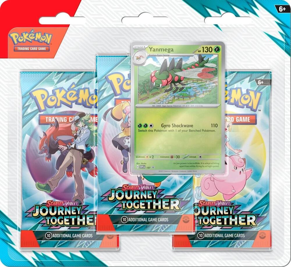 Pokemon - Journey Together - 3-Pack Blister - Yanmega