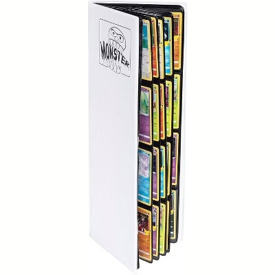 Monster - 8-Pocket Monster Tower Binder - White