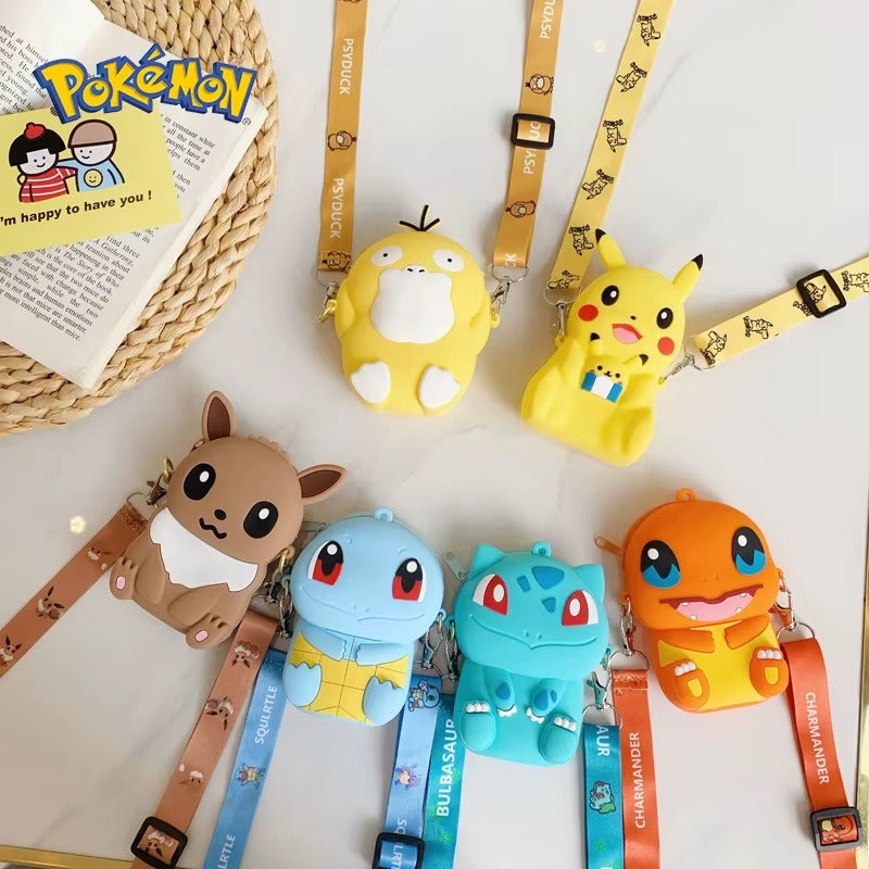 Pokemon Rubber Purse Bag (Various Characters)