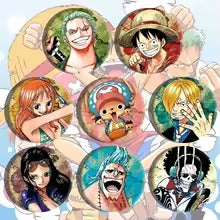 One Piece Buttons Pins (Various Characters)
