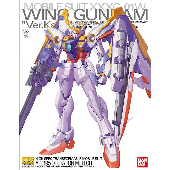 Gundam Models - MG 1/100 XXXG-01W Wing Gundam Ver. Ka