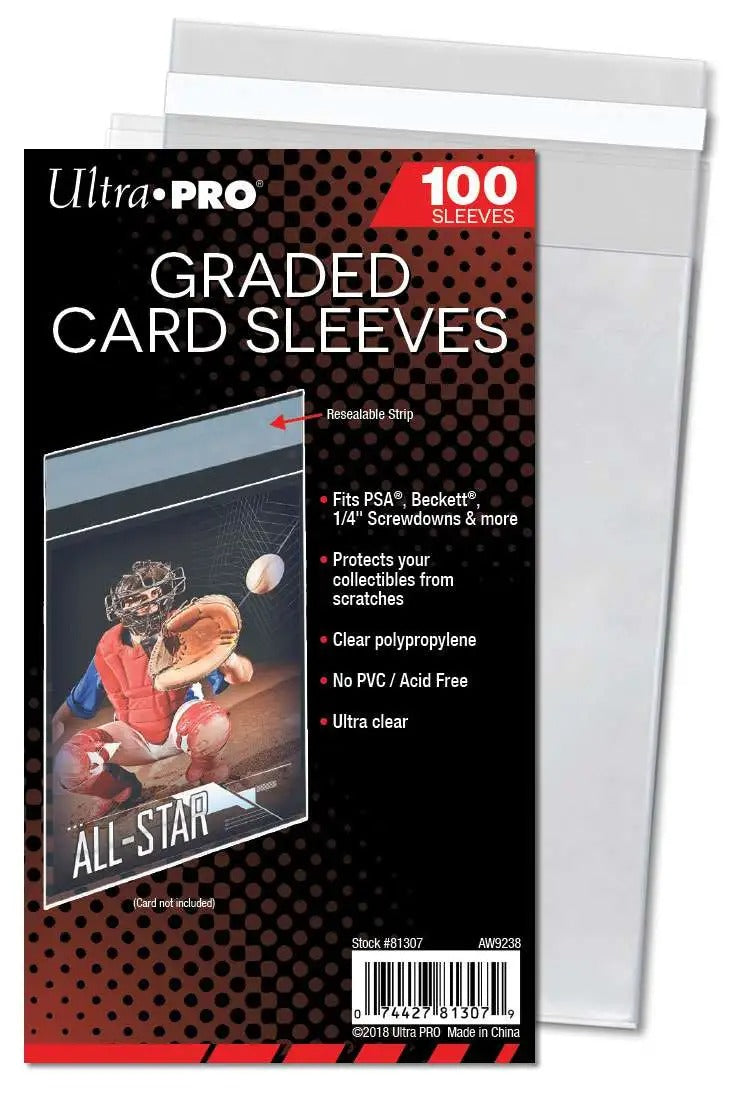 Ultra Pro Card Supplies Graded Standard Card Sleeves [100 Count]