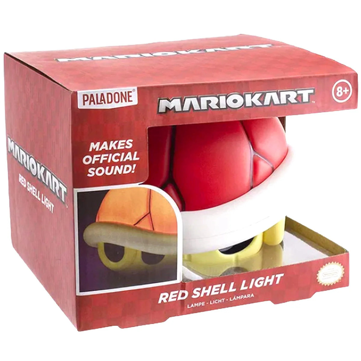 Mariokart - Red Shell Light - Tap-Lamp with Sound