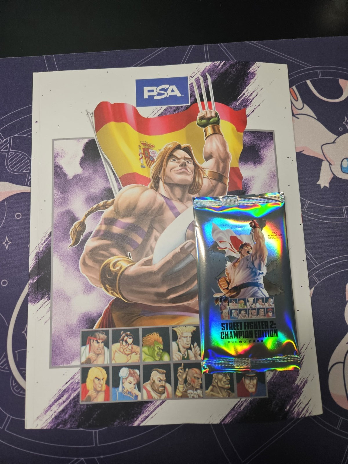 PSA Magazine - Street Fighter 2 Champion Edition (Vega Cover) (With sealed Promo)