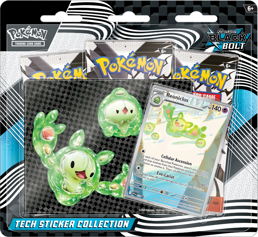 Pokemon - Black Bolt - SV10.5 - Tech Sticker Collection