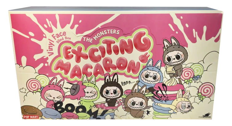 POP MART: The Monsters - Labubu - Exciting Macaron Plush - Sealed Display (6 x Blind Boxes)