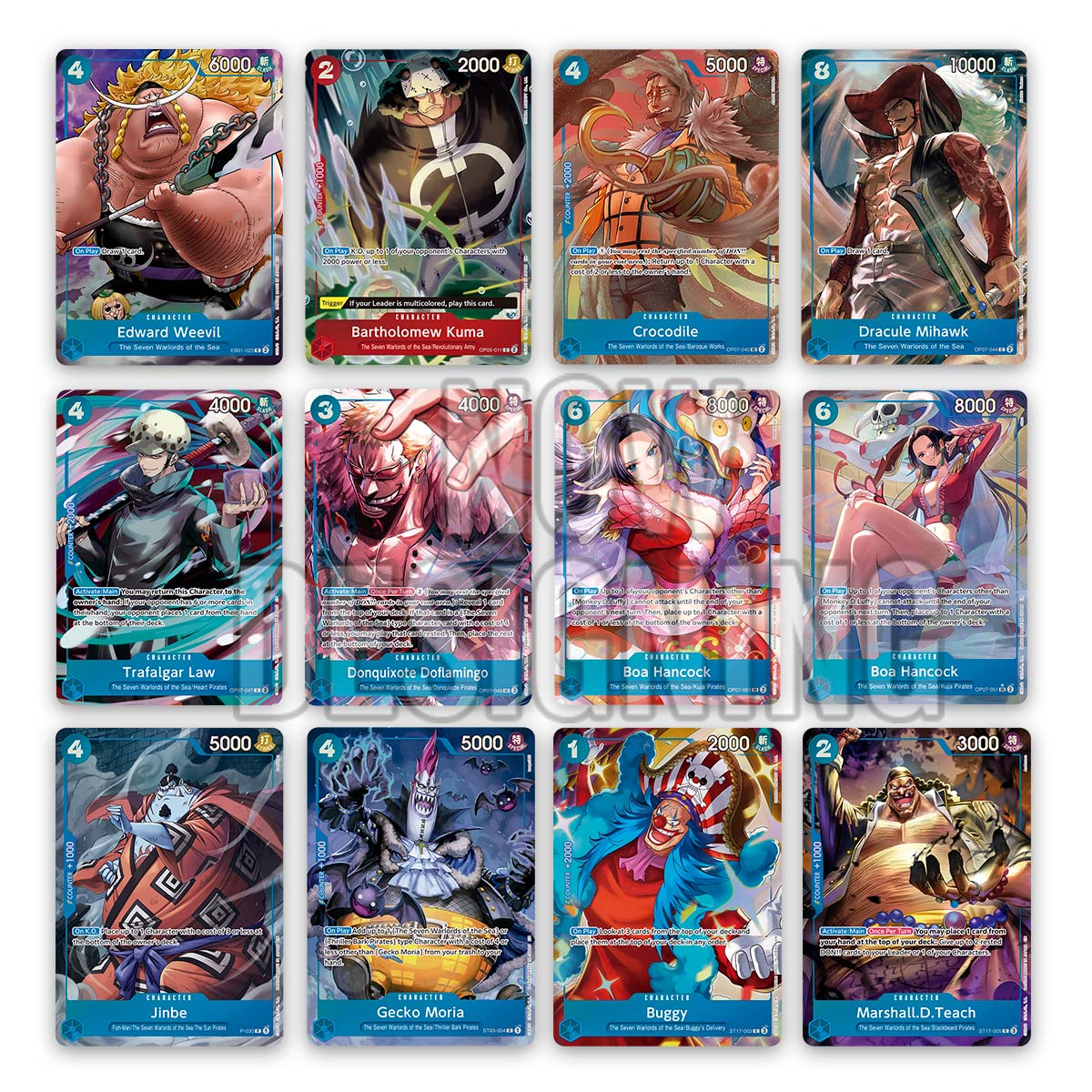 One Piece TCG special set - Seven Warlords of the Sea Binder set