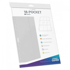 Ultimate Guard - Supreme Pages - Side-Loading 18-Pocket - White (10-Count)