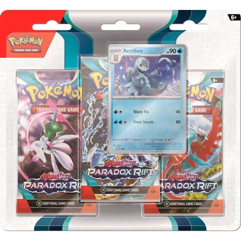 Pokemon - Paradox Rift 3-Pack Blister (Arctibax)