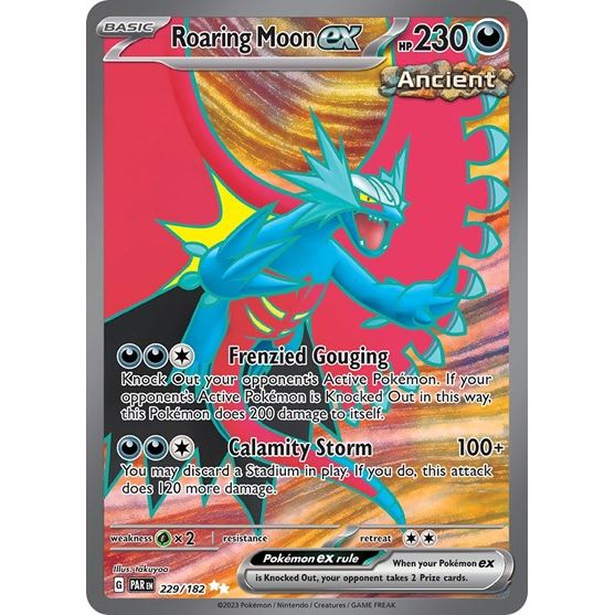 Pokemon - Roaring Moon EX - 229/182 - Ultra Rare - NM