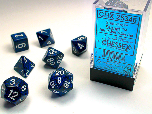 Chessex 7-Die Set Box - Stealth