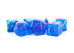 Fanroll - Acrylic 7 Dice Set Stardust Blue W/Purple 16mm