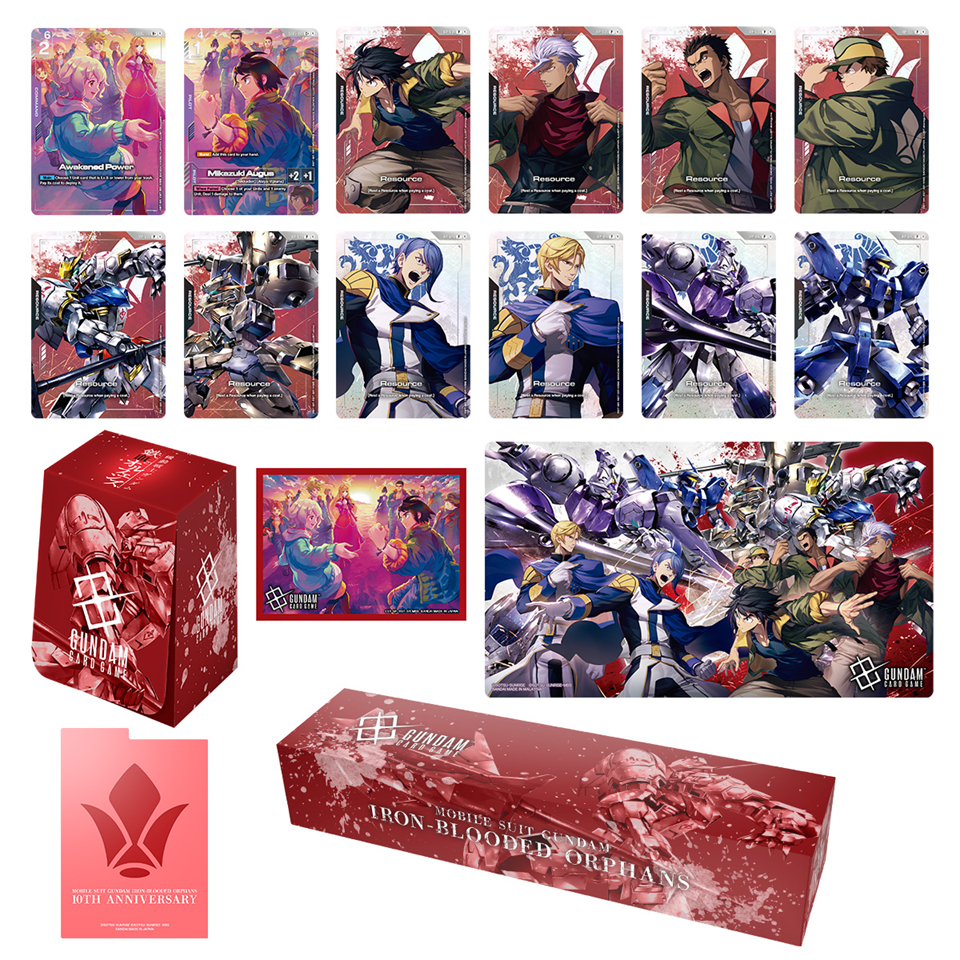 Gundam Card Game - Premuim Accessory Set - Mobile Suit Gundam Iron (PB-02)