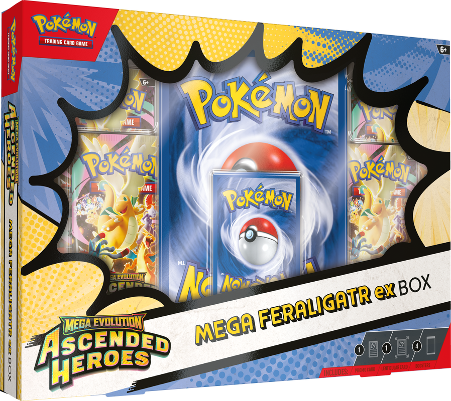 Pokemon - Ascended Heroes Mega Feraligatr Ex Box