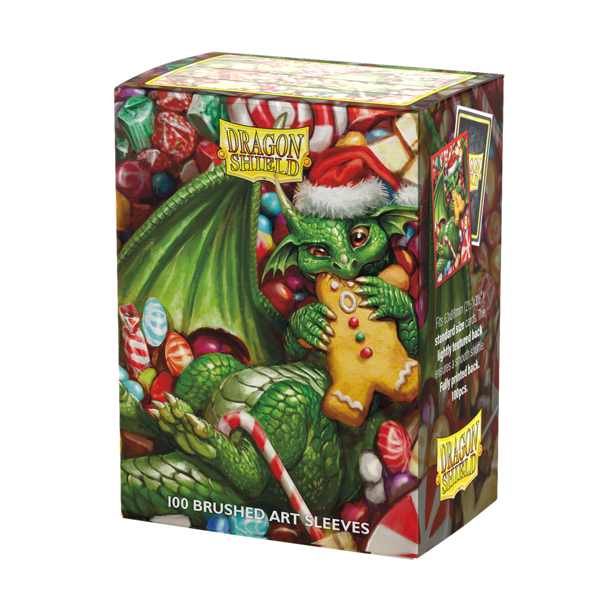 Dragon Shield Christmas Brushed Art Sleeves 2024 Edition (100-Count)