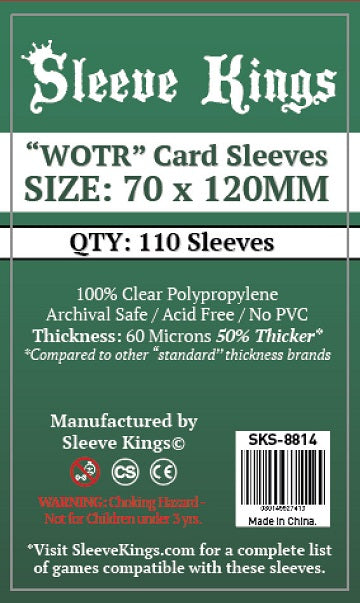 Sleeve Kings - Lost Cities 70mm X 120mm 110ct