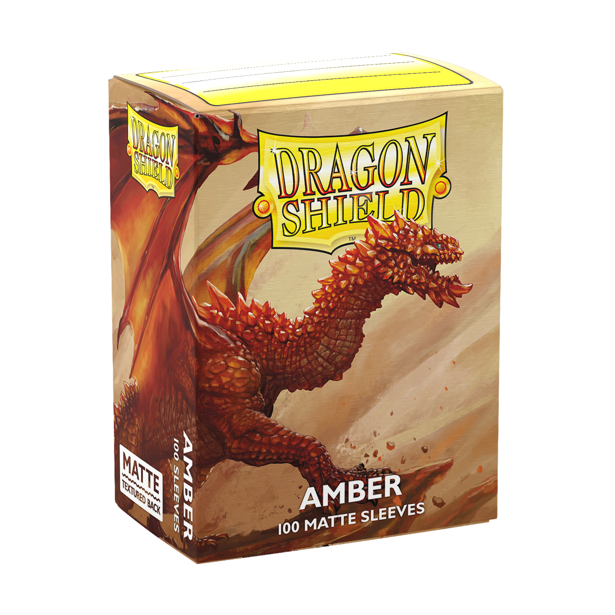 Dragon Shield Sleeves Matte Amber (100ct)