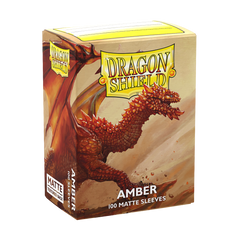Dragon Shield Sleeves Matte Amber (100ct)