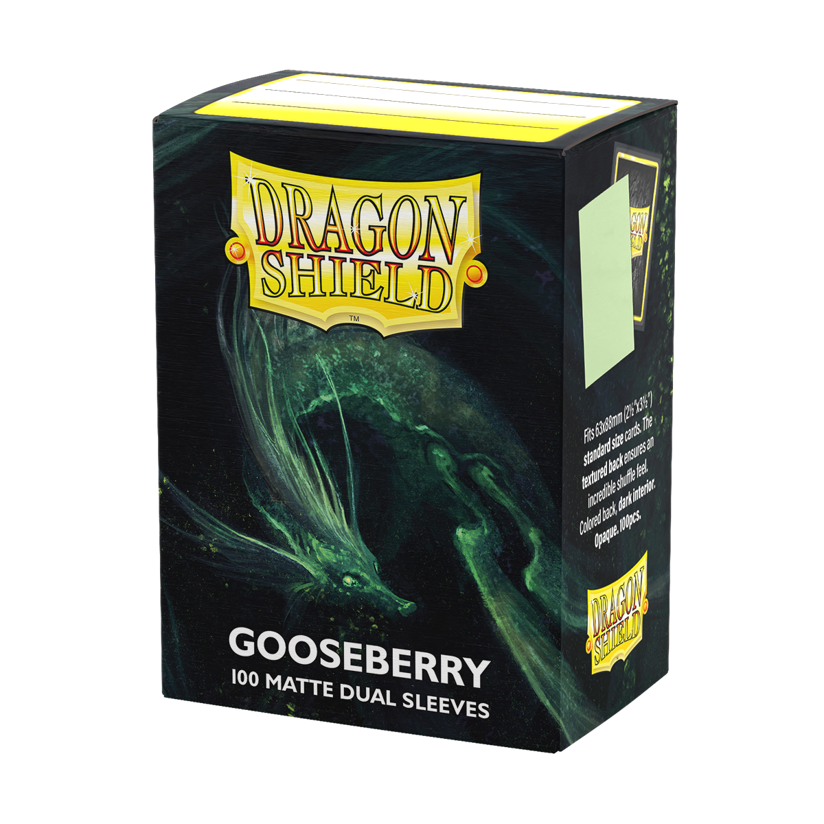 Dragon Shield - Sleeves Dual Matte Pastels Gooseberry (100ct)