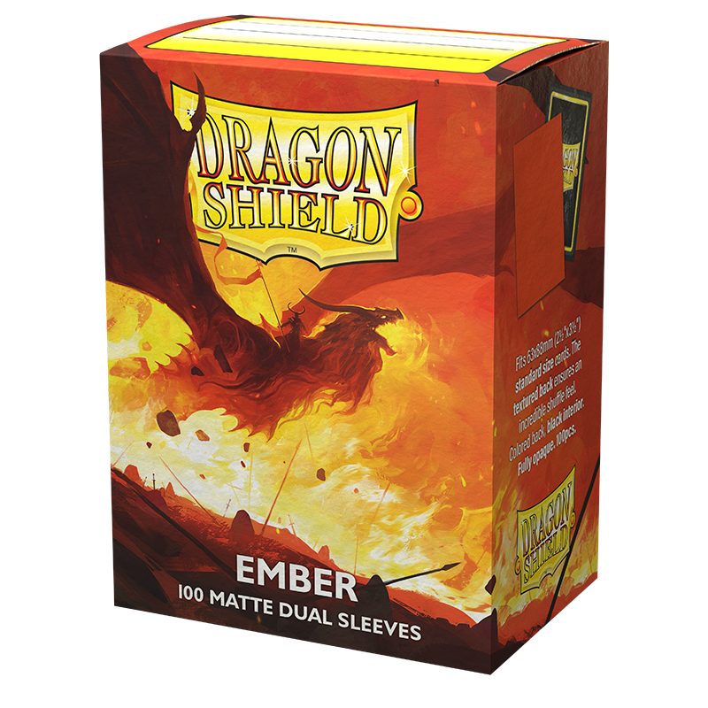 Dragon Shield - Sleeves Dual Matte Ember (100ct)