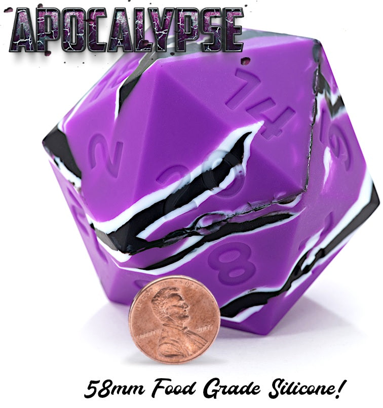 Random Encounter: Apocalypse Silicone D20 Dice