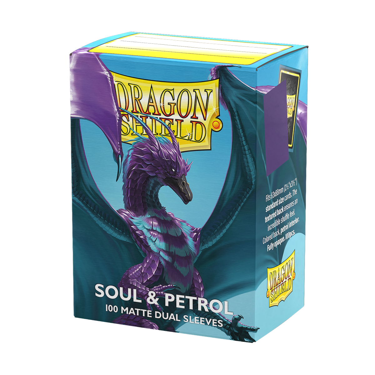 Dragon Shield - Sleeves Dual Matte Soul & Petrol (100ct)