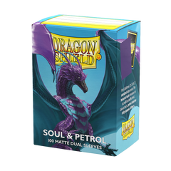 Dragon Shield - Sleeves Dual Matte Soul & Petrol (100ct)