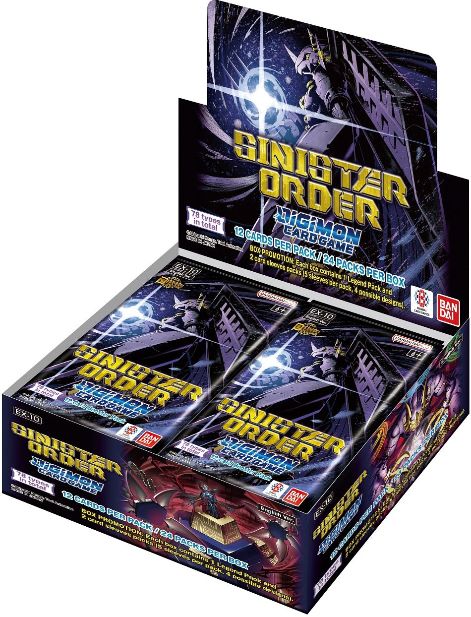 Digimon - EX10 Sinister Order:  Extra Booster - Booster Box - English