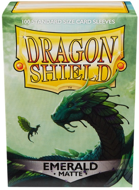 Dragon Shield - Sleeves 100-Count - Matte Emerald