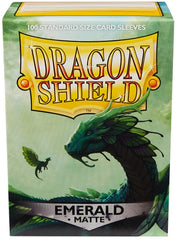 Dragon Shield - Sleeves 100-Count - Matte Emerald
