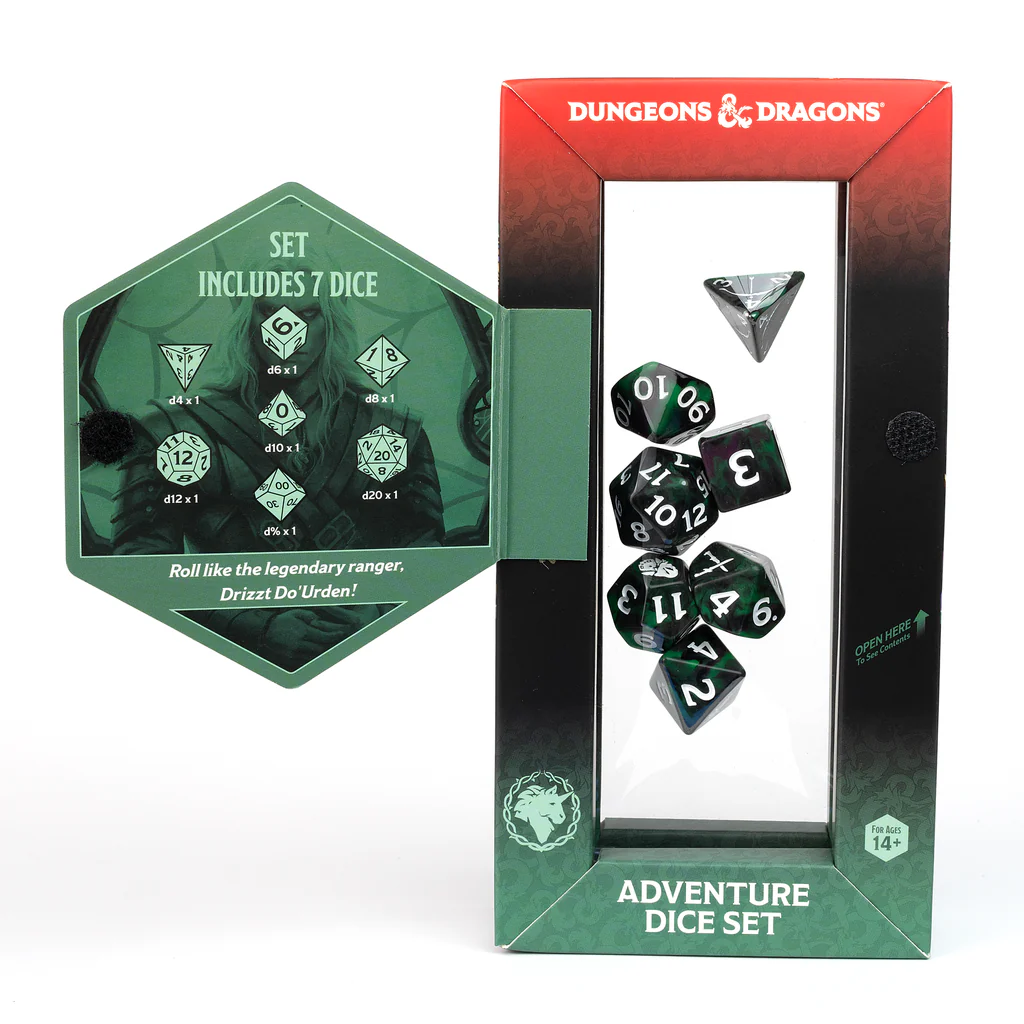 Dungeons & Dragons Adventure Dice Sets: LEGEND OF DRIZZ