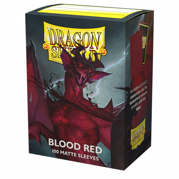 Dragon Shield - Sleeves 100-Count - Matte Blood Red