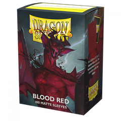 Dragon Shield - Sleeves 100-Count - Matte Blood Red