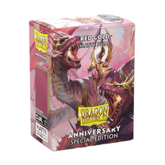 Dragon Shield Sleeves - Dual Matte - Special Anniversary Edition - Red/Gold (100CT)