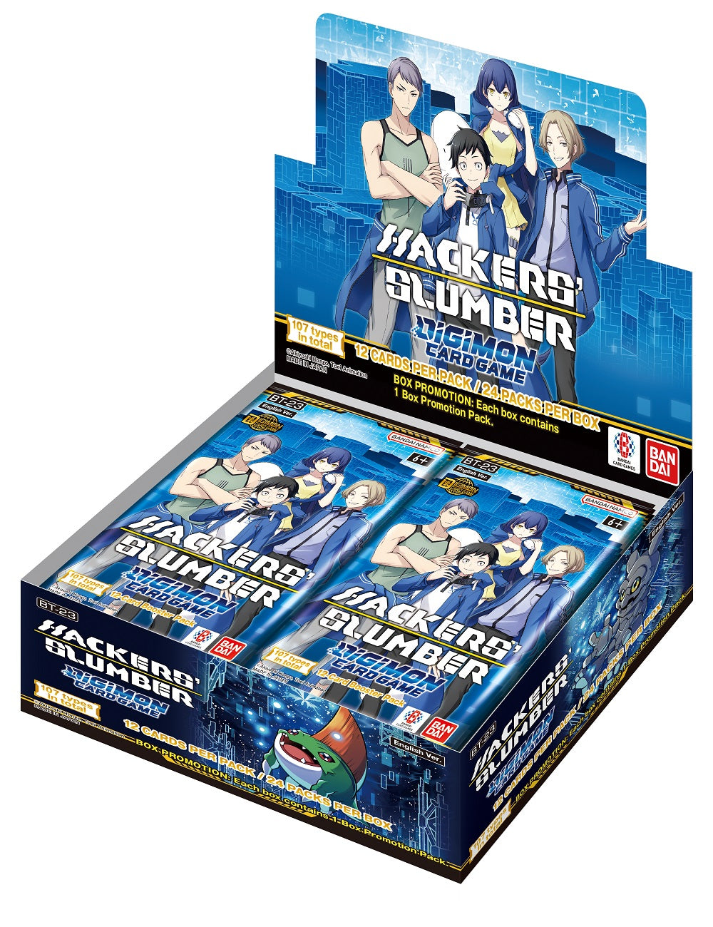 Digimon Card Game - Hacker's Slumber (BT-23) - Booster Box English [Pre-Order]