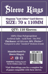 Sleeve Kings - Lost Cities 70mm X 110mm 110ct