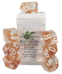 Roll 4 Initiative - Set Of 7 Dice: Diffusion Dwarven Mead Arch'd4