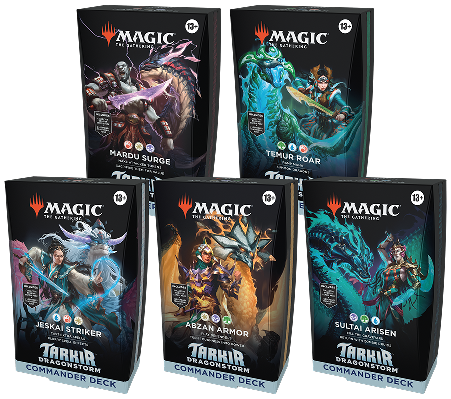 Magic the Gathering - Tarkir Dragonstorm - Commander Deck (5 x Decks) [Pre-Order]