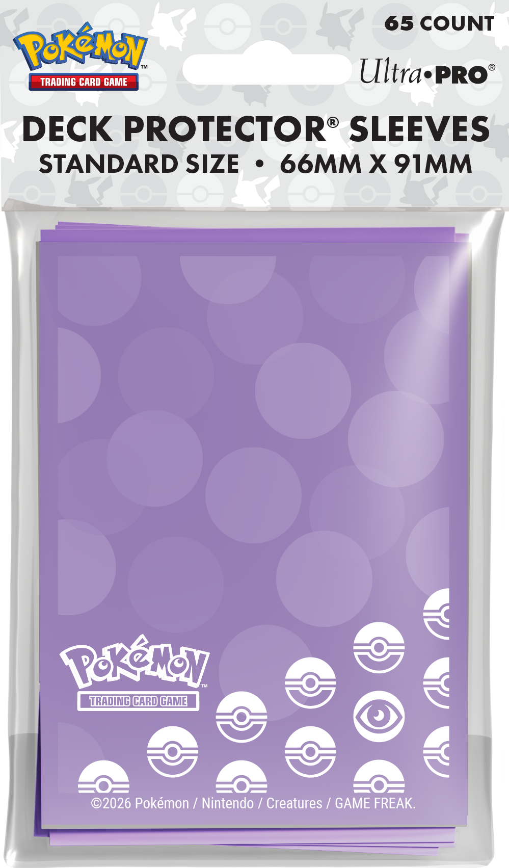 Ultra-Pro - Pokemon D-Pro Energy Sleeves (65-Count) Psychic