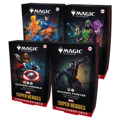 Magic the Gathering - Marvel Super Heroes Commander (Set of 4) [Pre-Order]