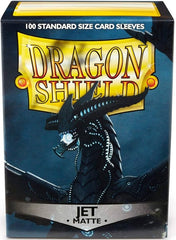 Dragon Shield - Sleeves 100-Count - Matte Jet