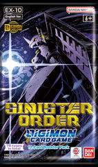 Digimon - EX10 Sinister Order:  Extra Booster - Booster Pack - English
