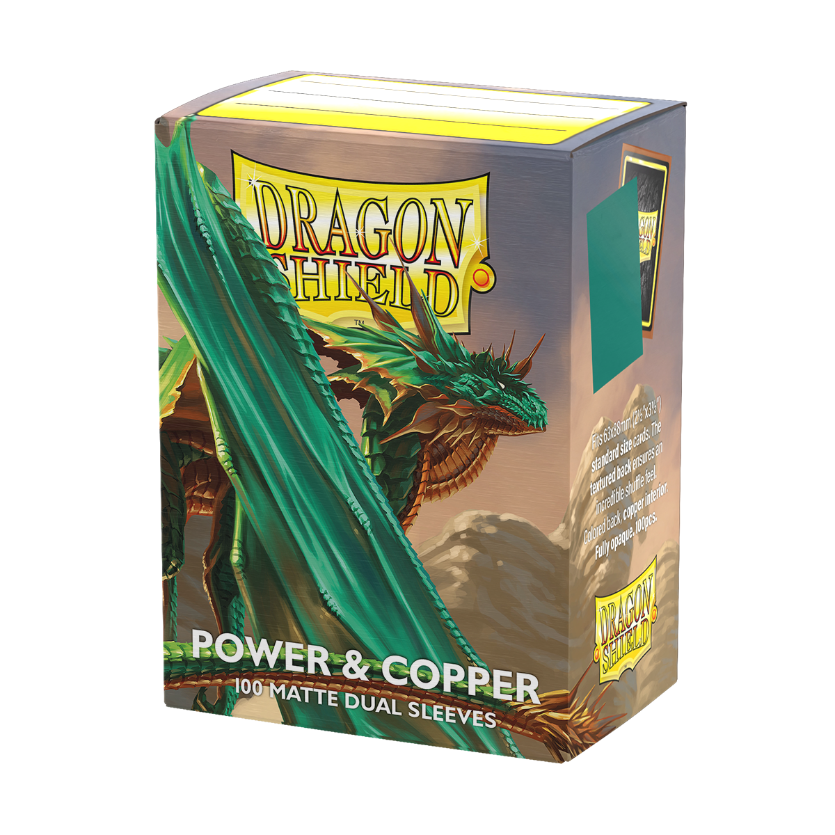 Dragon Shield - Sleeves 100-Count - Dual Matte Power & Copper