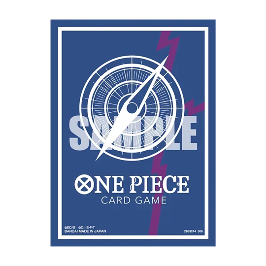 One Piece - TCG Sleeves - Set 16 - Blue Card Back (70 sleeves)