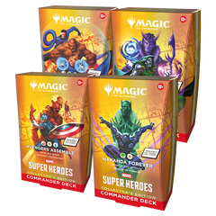 Magic the Gathering - Marvel Super Heroes Commander Collector's Edition (Set of 4) [Pre-Order]