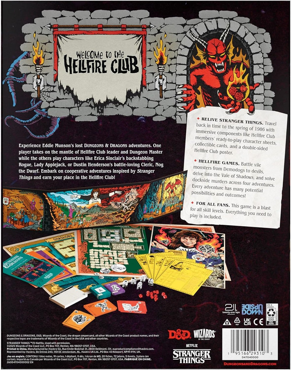 Dungeons & Dragons - Stranger Things: Welcome To The Hellfire Club [Pre-Order]