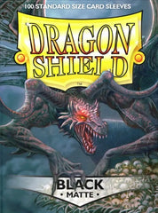 Dragon Shield - Sleeves 100-Count - Matte Black